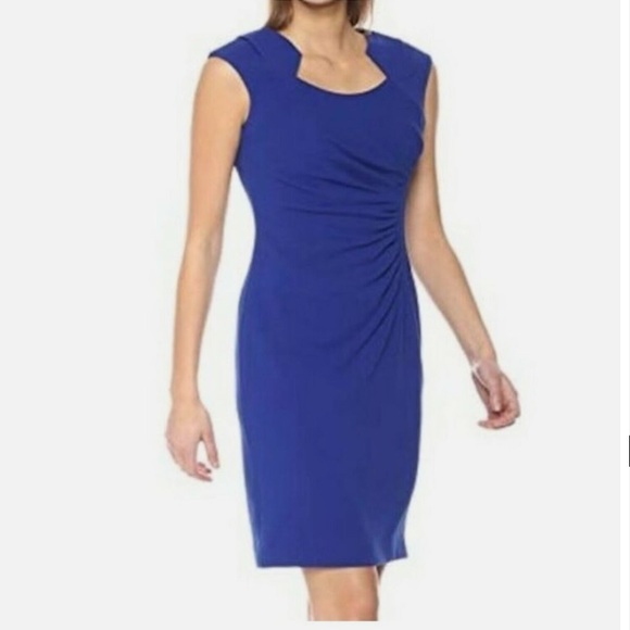Calvin Klein Women's Cap-Sleeve Sheath Dress size 8 - Picture 1 of 14
